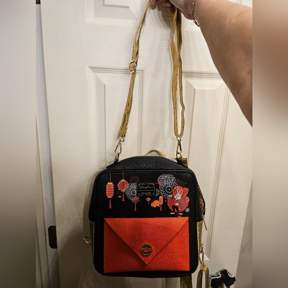 Loungefly Disney parks year of the rabbit lunar new year backpack crossbosy bag - Picture 6 of 10